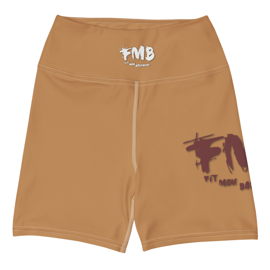 Beige FMB Yoga Shorts